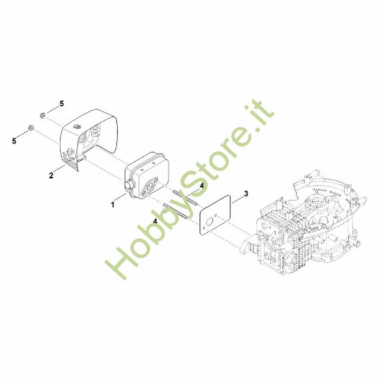 Picture of F - Silenziatore EVC 1000.0 (EVC1000-0001)